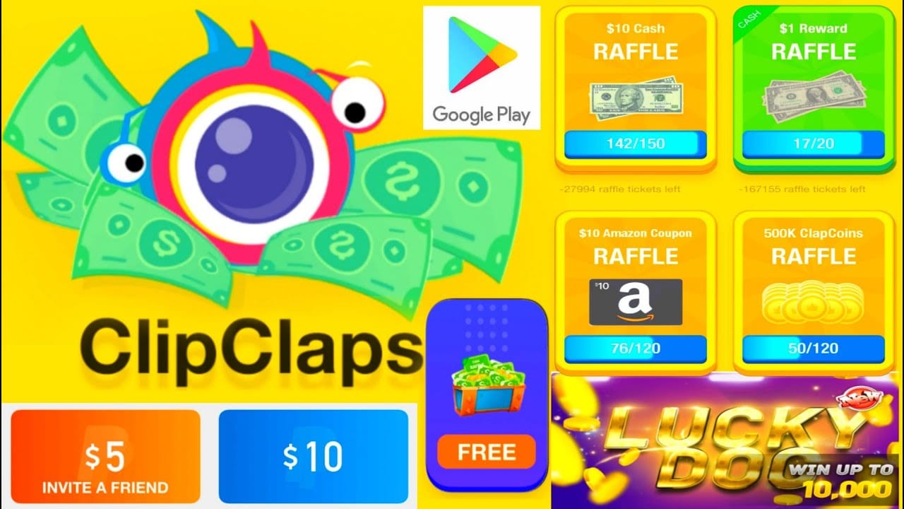 resgatar dinheiro no ClipClaps